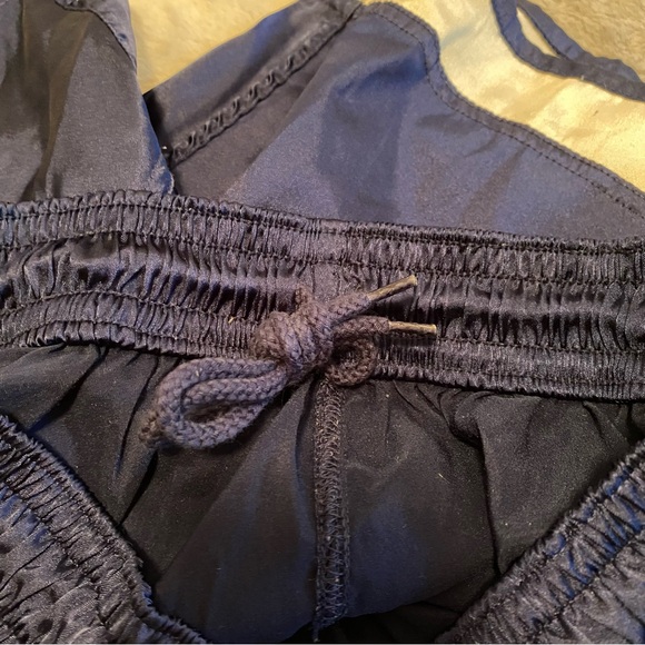 Adidas vintage 90s Y2K style navy shiny Climalite soccer shorts, size L - Picture 7 of 16